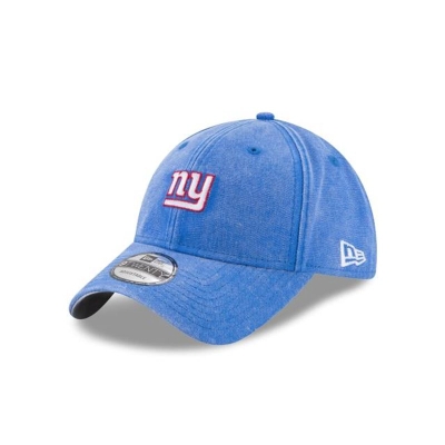 Blue New York Giants Hat - New Era NFL Rugged Mini 9TWENTY Adjustable Caps USA7049128